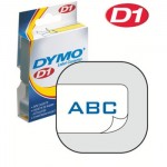 Etykieta Dymo D1 40914 9mm/7m niebieski/biały